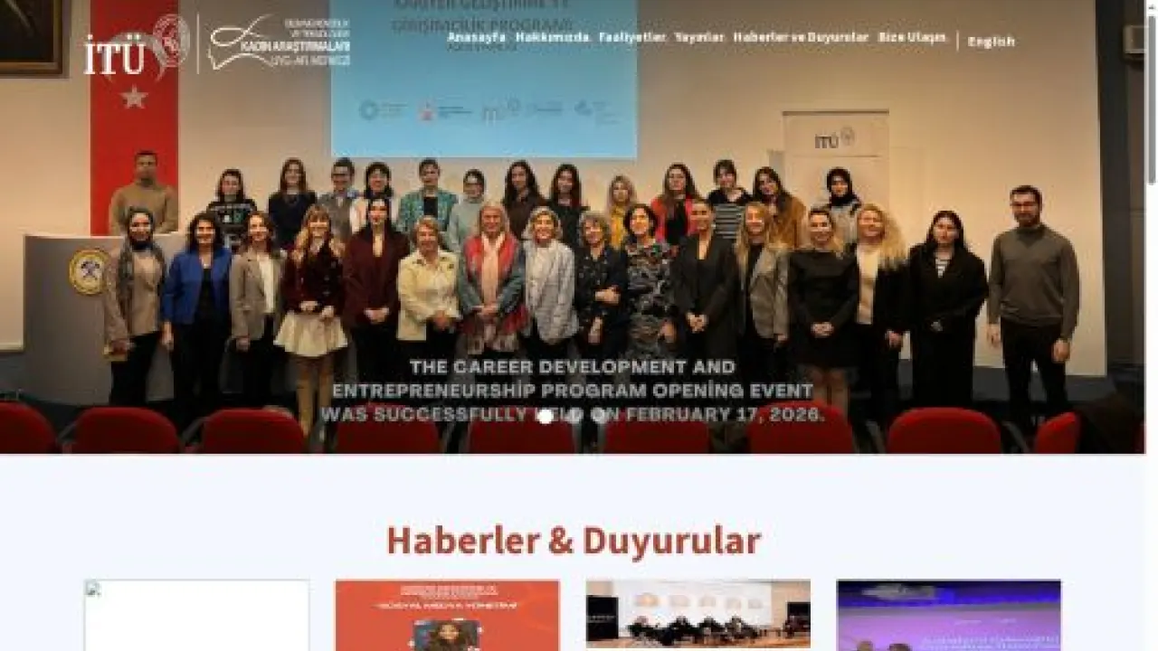 İTÜ | Bilim Mühendislik ve Teknolojide Kadın Araştırma ve Uygulama Merkezi