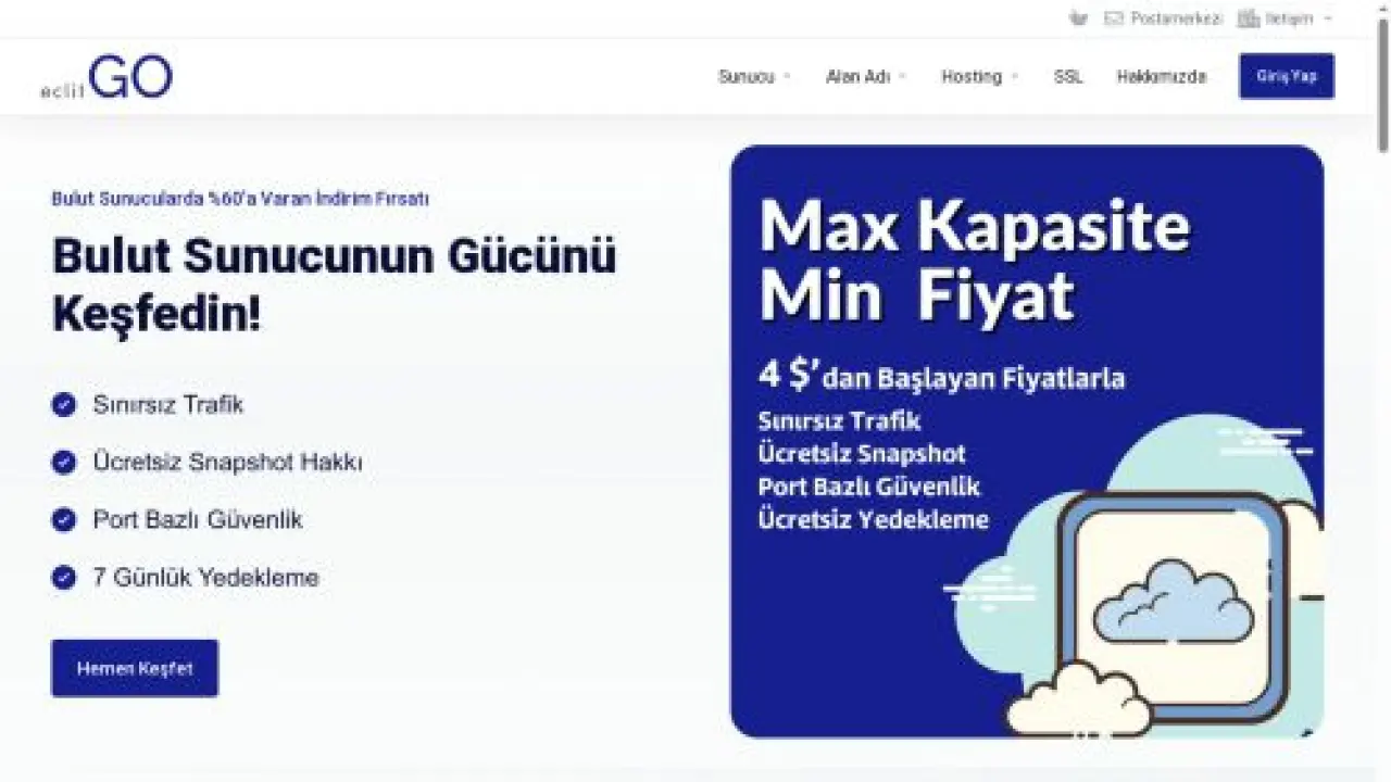 EclitGO - EclitGO VPS: Uygun Fiyatlı ve Güçlü Bulut Çözümleri