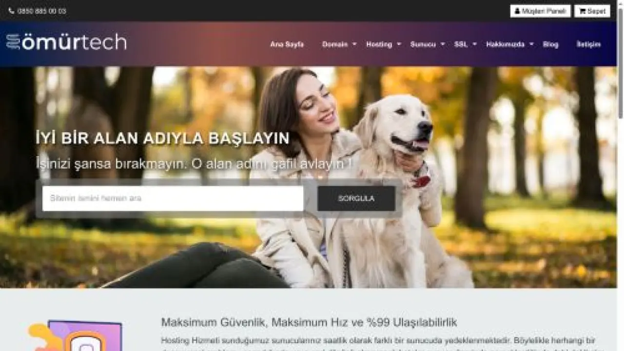 Domain - Ömürtech | Güvenilir, Hızlı ve Uygun Fiyatlı Hosting