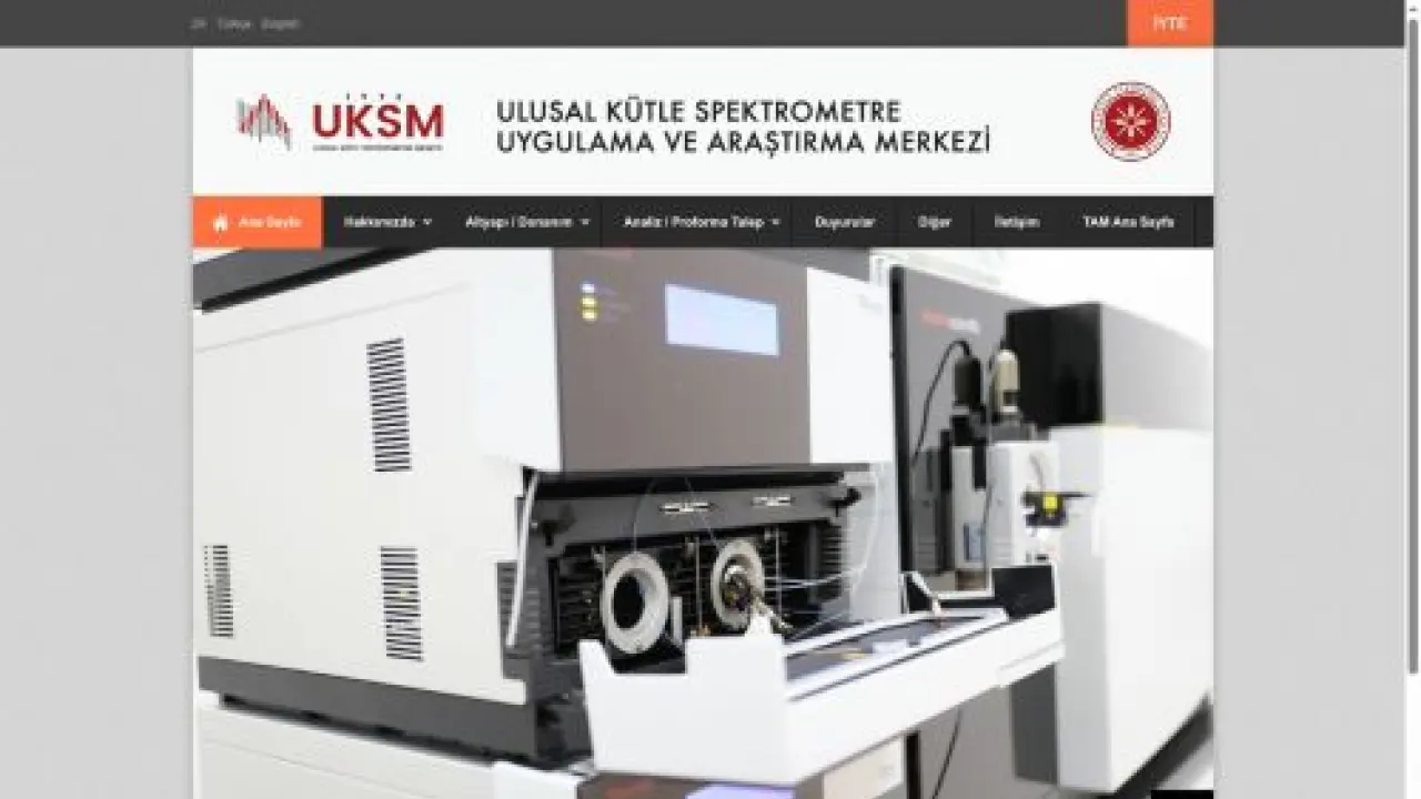 Ulusal Kütle Spektrometre Uygulama ve Araştırma Merkezi – İzmir Yüksek Teknoloji Enstitüsü