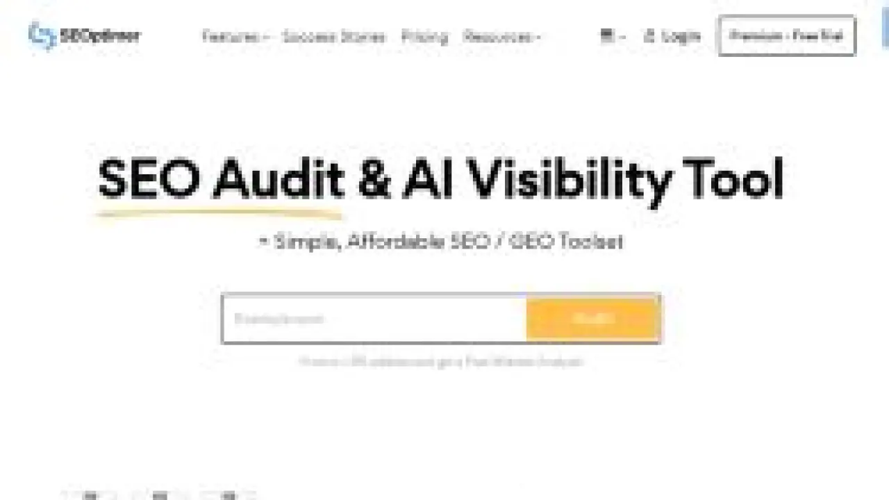SEOptimer - Analyze Websites With Free SEO Audit & Reporting Tool