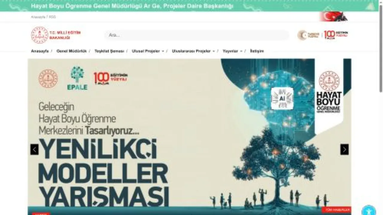 MEB Hayat Boyu Ögrenme Genel Müdürlügü Ar Ge, Projeler Daire Başkanlığı