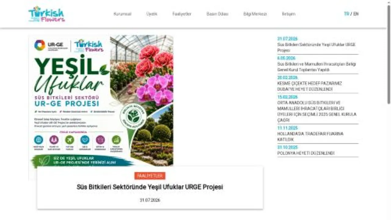 - Orta Anadolu Süs Bitkileri ve Mamulleri İhracatçıları Birliği