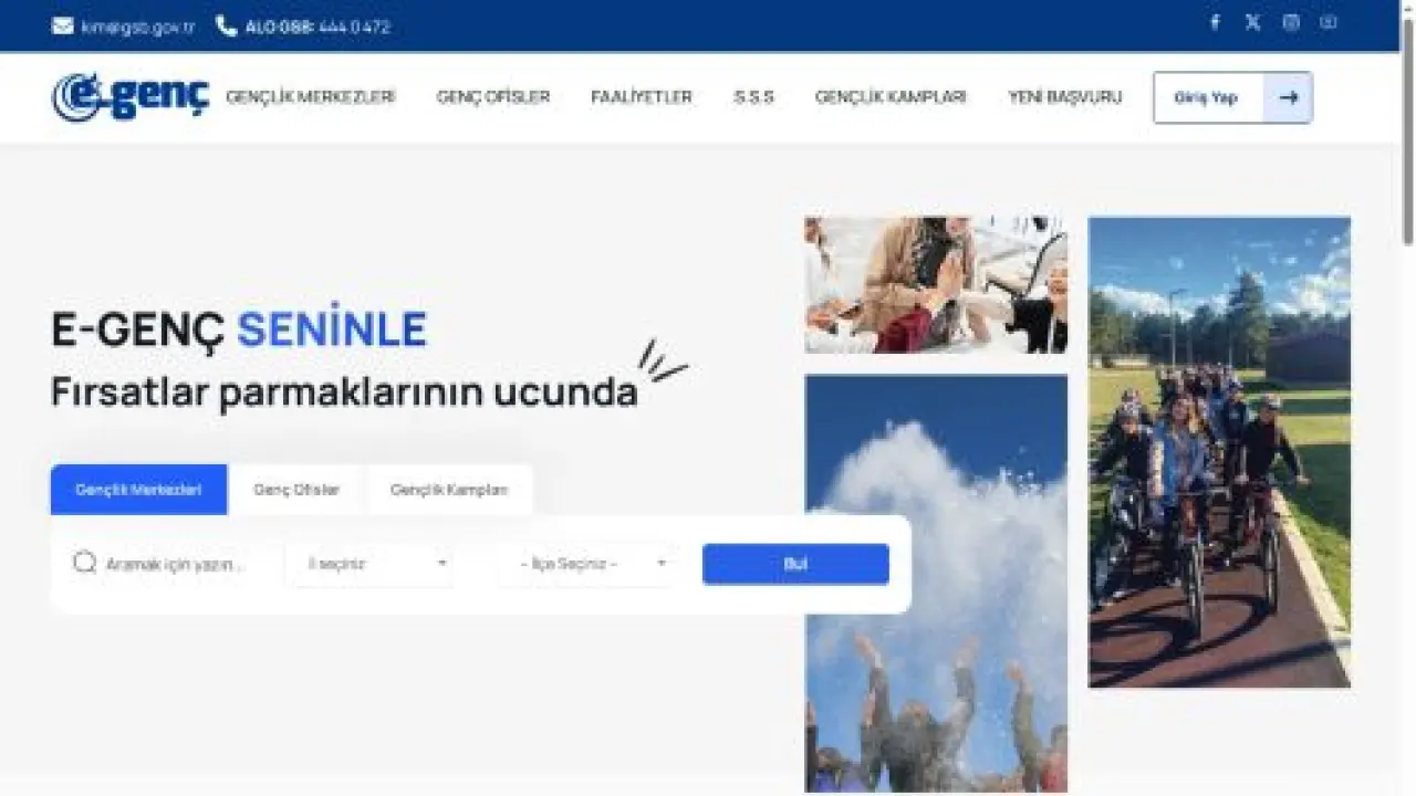 “ÜNİDES PROGRAMI” BAŞVURUSU - E-Genç