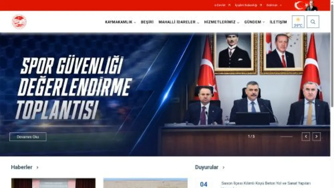 Kaymakam Muhammed YILMAZ - Anasayfa, Kaymakam, Duyurular