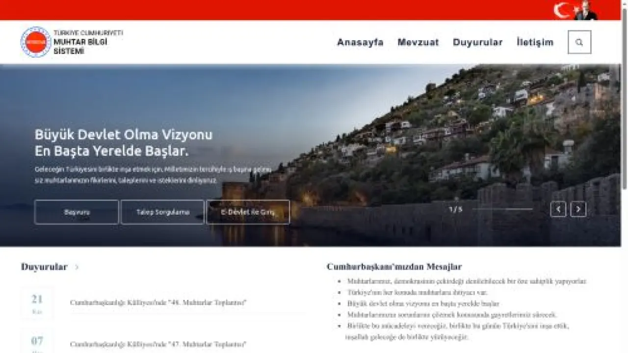 Muhtar Bilgi Sistemi