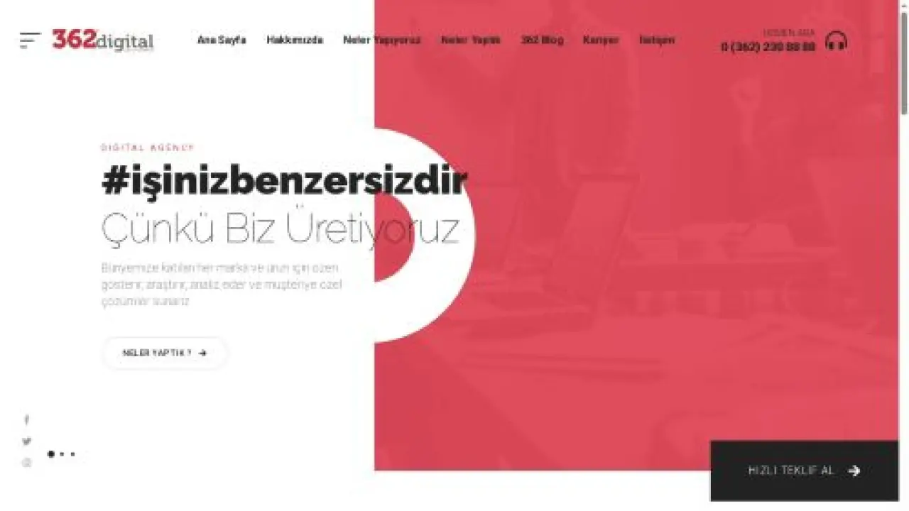 Web Tasarım, Grafik Tasarım - 362 Tasarım ve Yazılım Ajansı