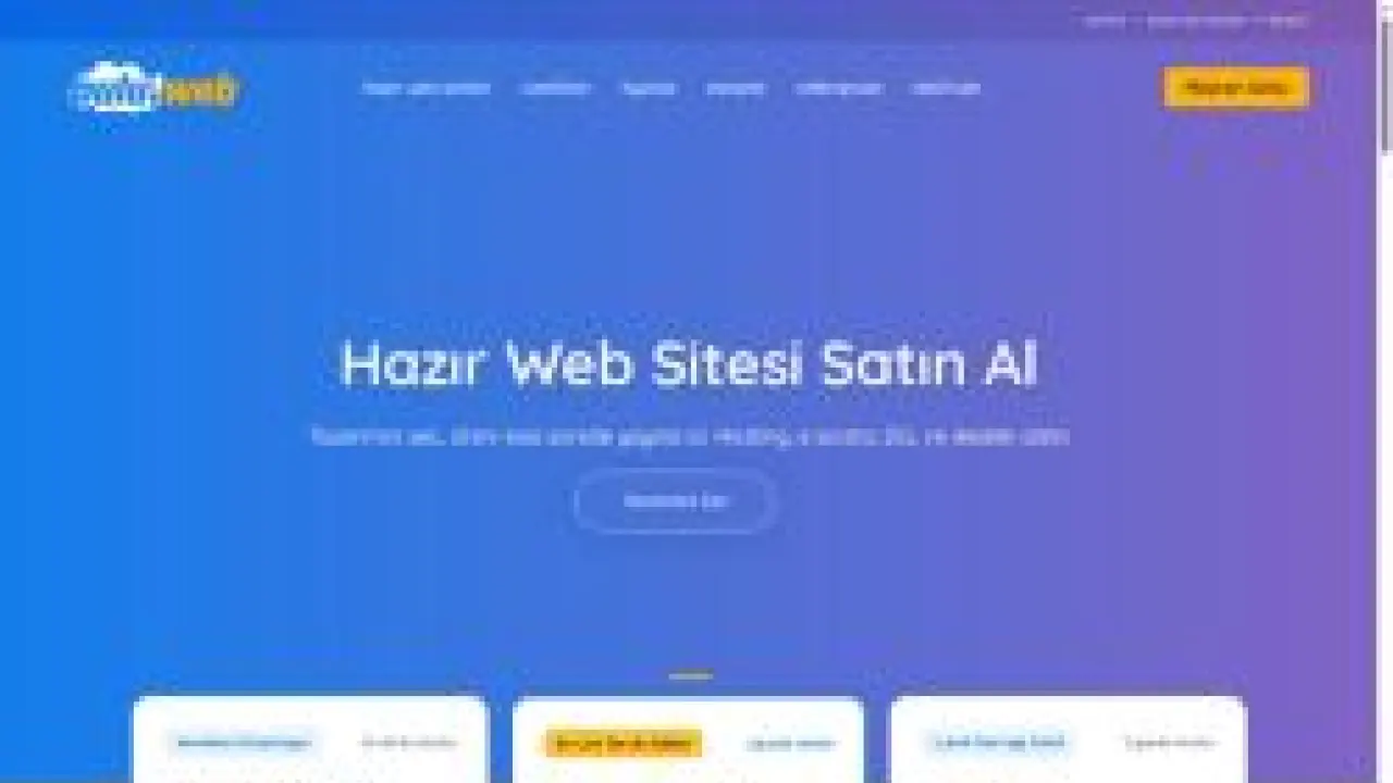 Bulutweb - Hazır Web Sitesi - Web Site Paketleri