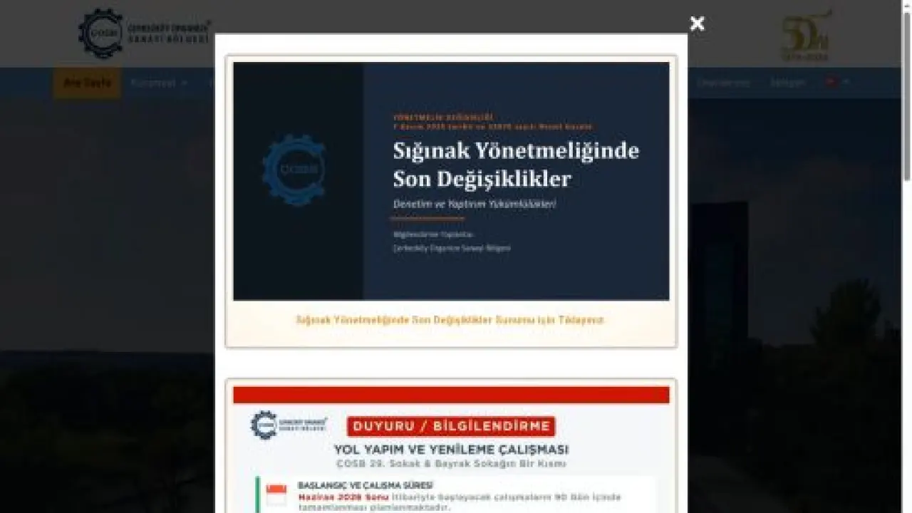 ÇERKEZKÖY ORGANİZE SANAYİ BÖLGESİ – Çerkezköy OSB