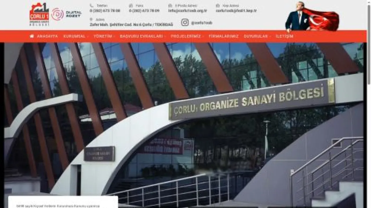 Çorlu 1 Organize Sanayi Bölgesi