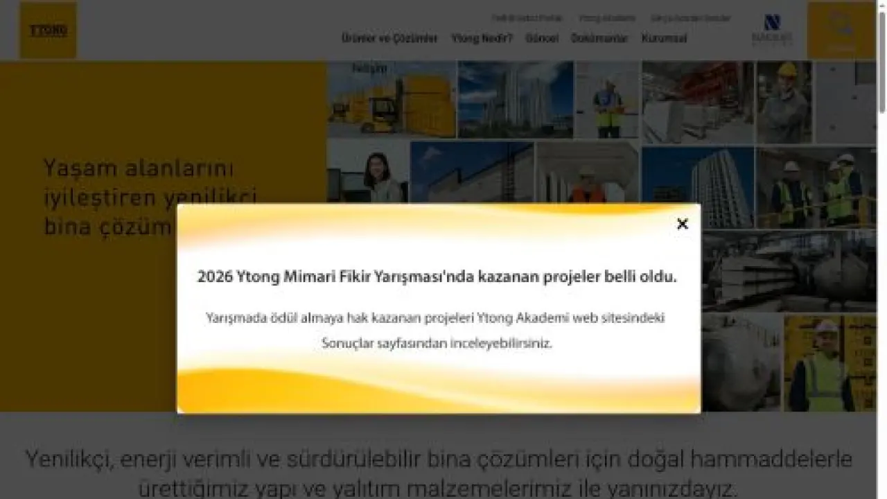 Ytong | Gazbeton sektörünün lider markası