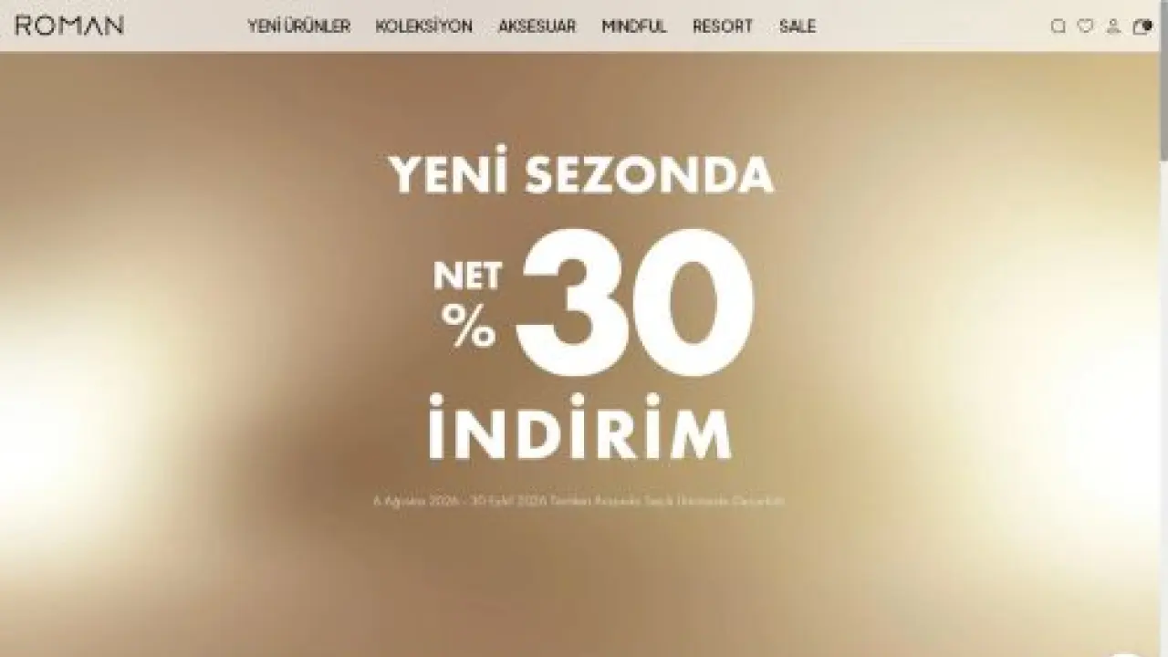 Roman - Kadın Giyim Sektörünün Öncüsü!