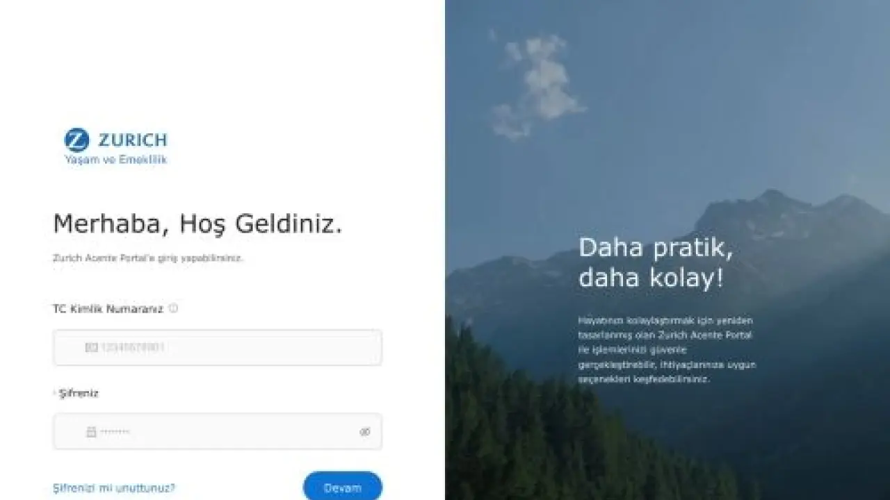 Zurich Acente Portal