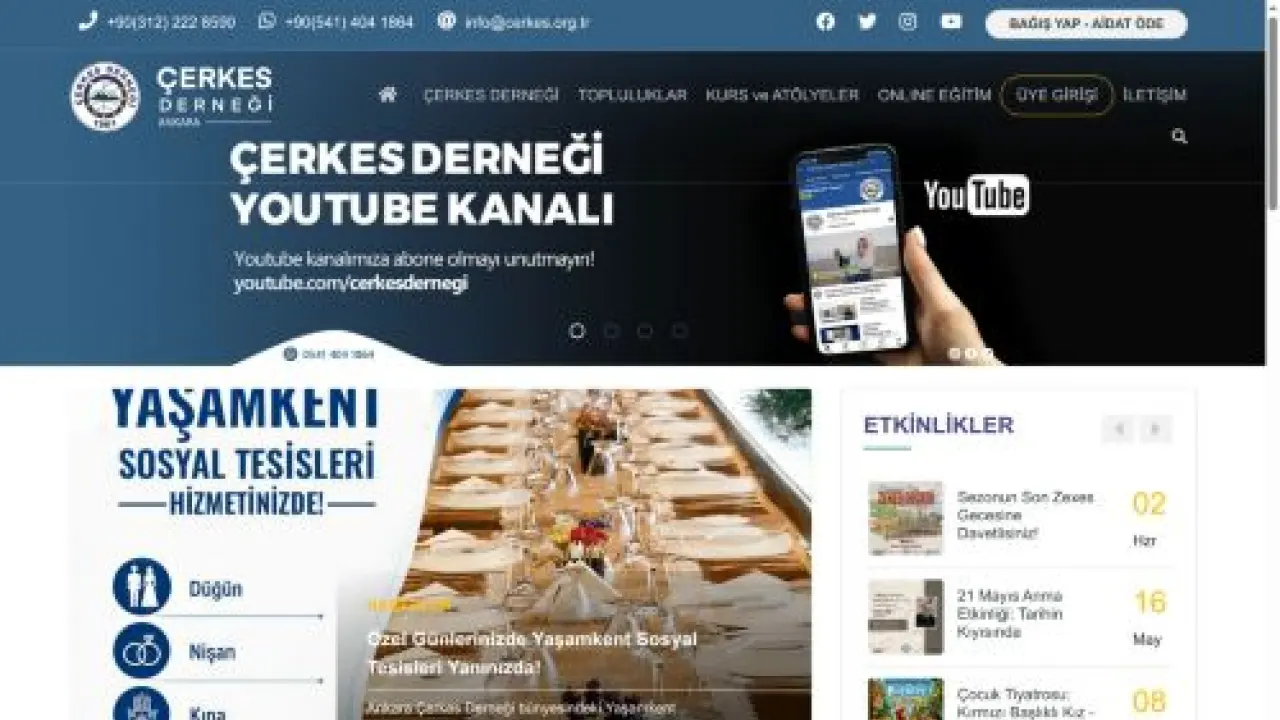 Çerkes Derneği   I   Anasayfa