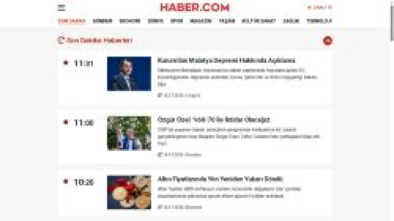 Son Dakika Gelişmeleri ve Güncel Son Durum Haberleri | Haber.com - Son Dakika Haberleri