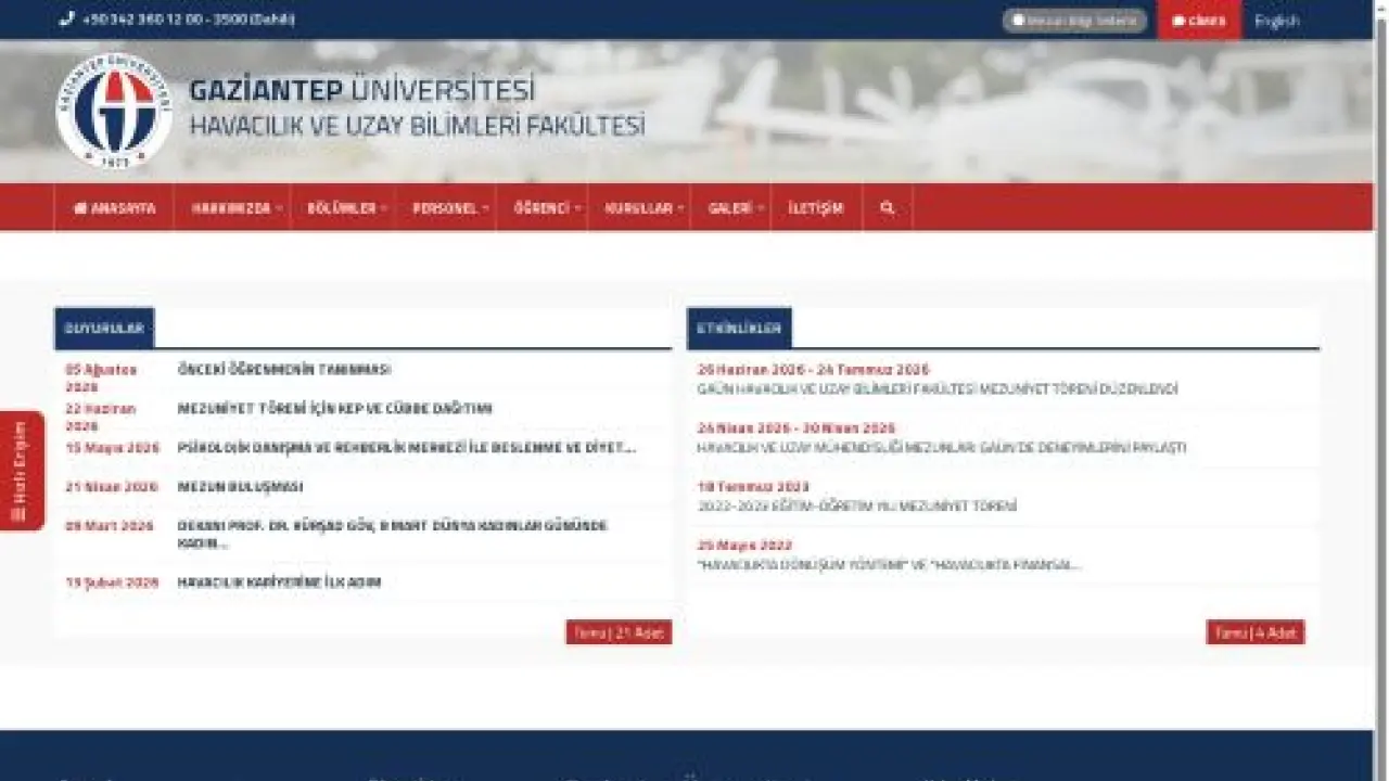 HAVACILIK VE UZAY BİLİMLERİ FAKÜLTESİ