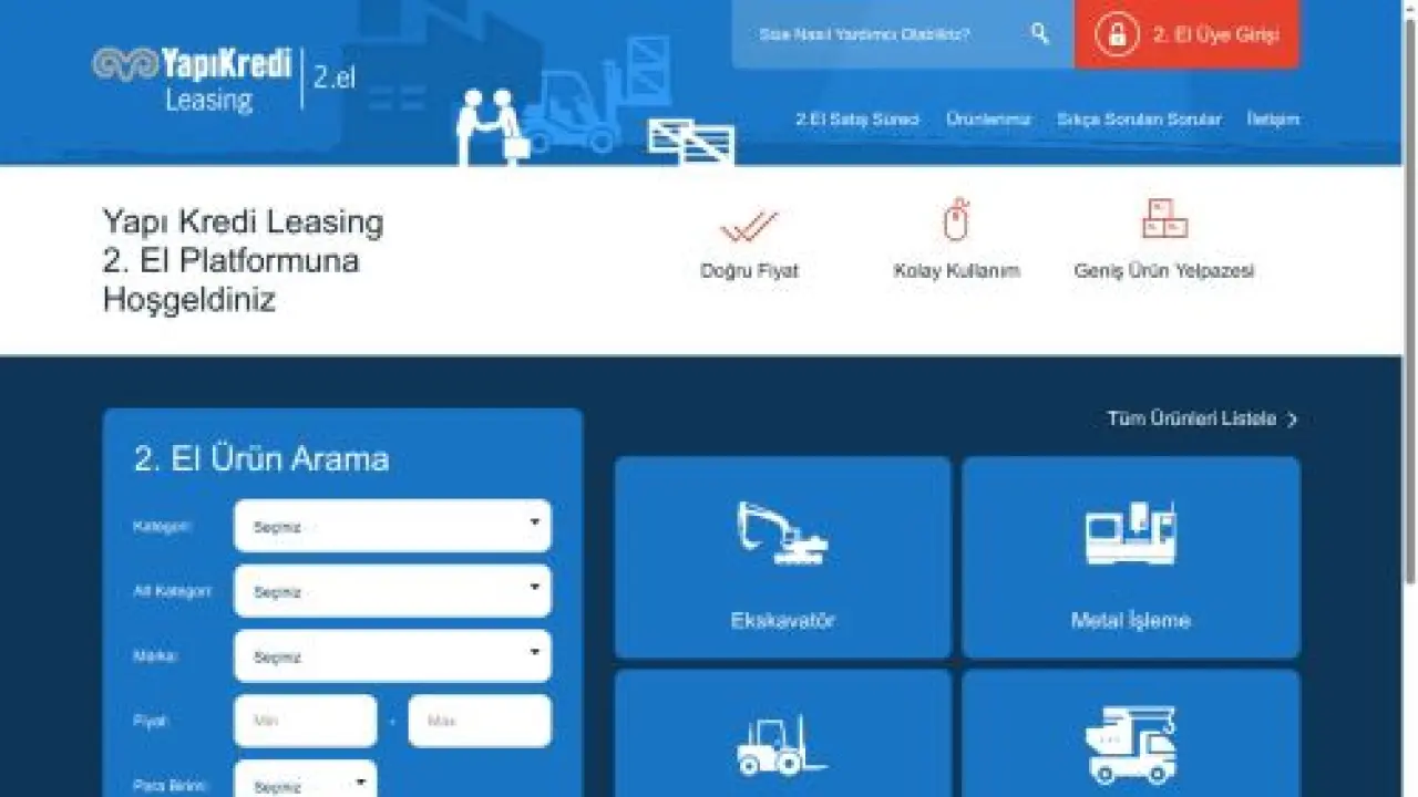 Home Page - YK Leasing İkinci El