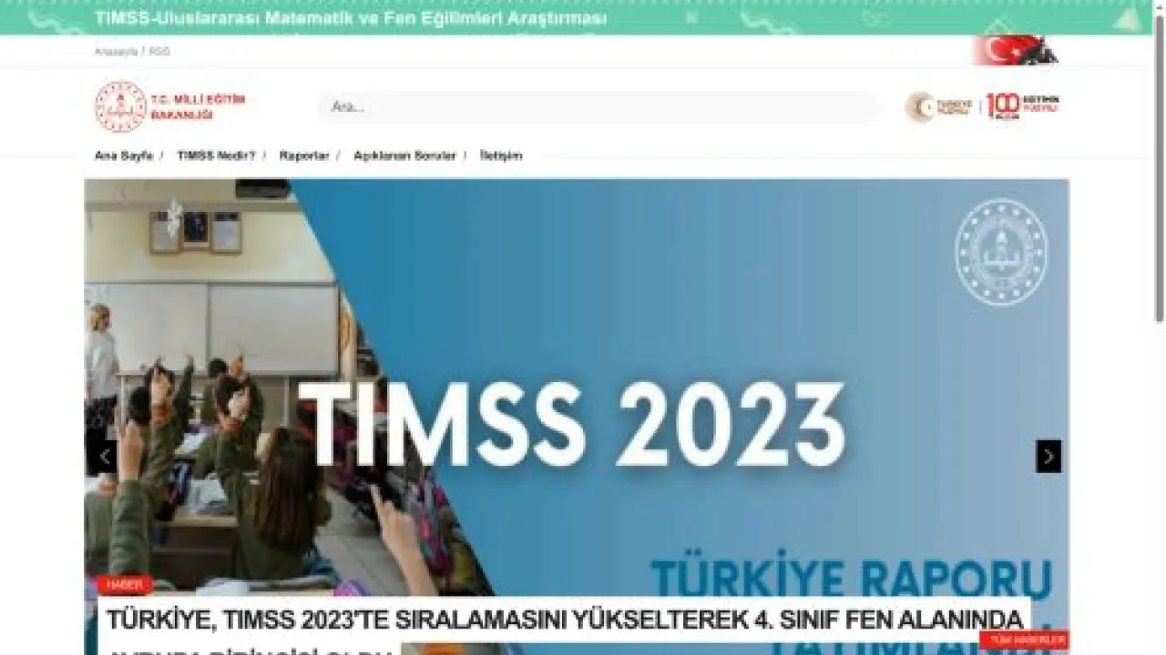 MEB TIMSS-Uluslararası Matematik ve Fen Eğilimleri Araştırması