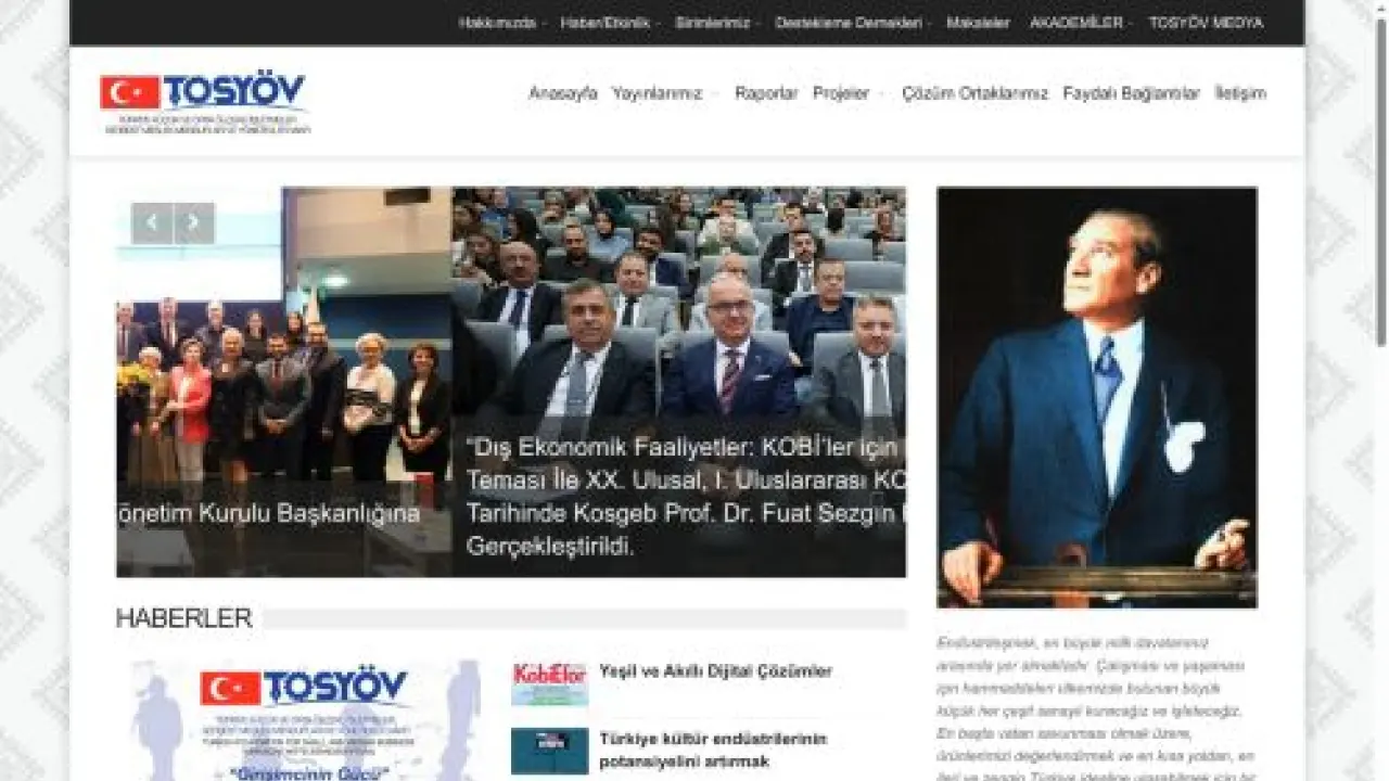 TOSYÖV Girişimcinin Gücü » Aydınlatma Metni