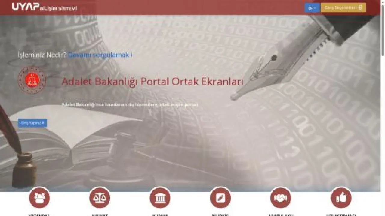 UYAP Internet Adli Bilgi Sistemi