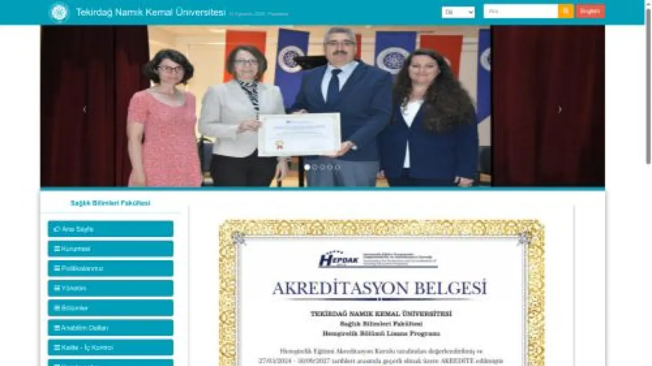 Sağlık Bilimleri Fakültesi