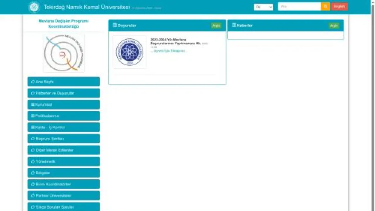 Mevlana Değişim Programı Koordinatörlüğü