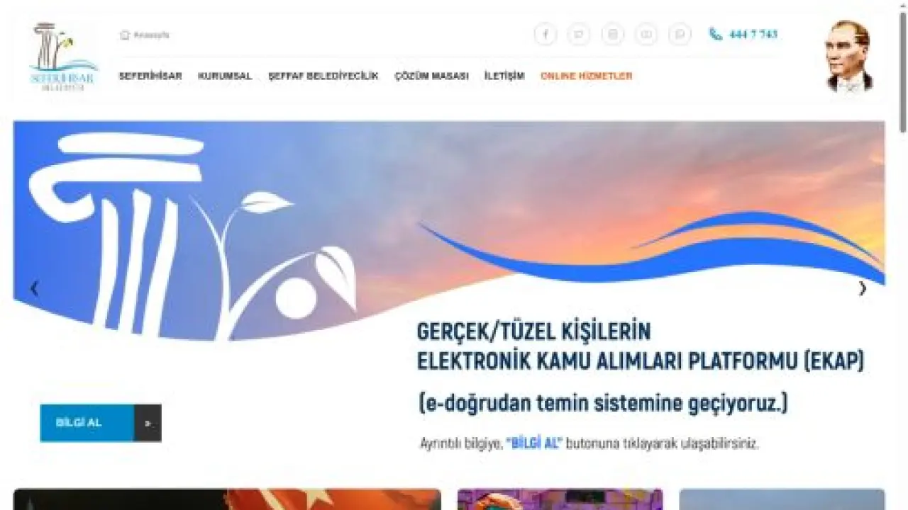Türkiye'nin Sakin Şehir Başkenti - Seferihisar Belediyesi