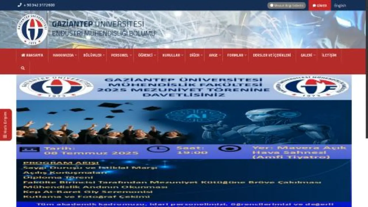 Endüstri Mühendisliği Bölümü