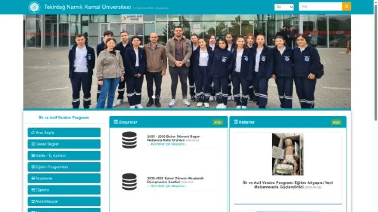 İlk ve Acil Yardım Programı