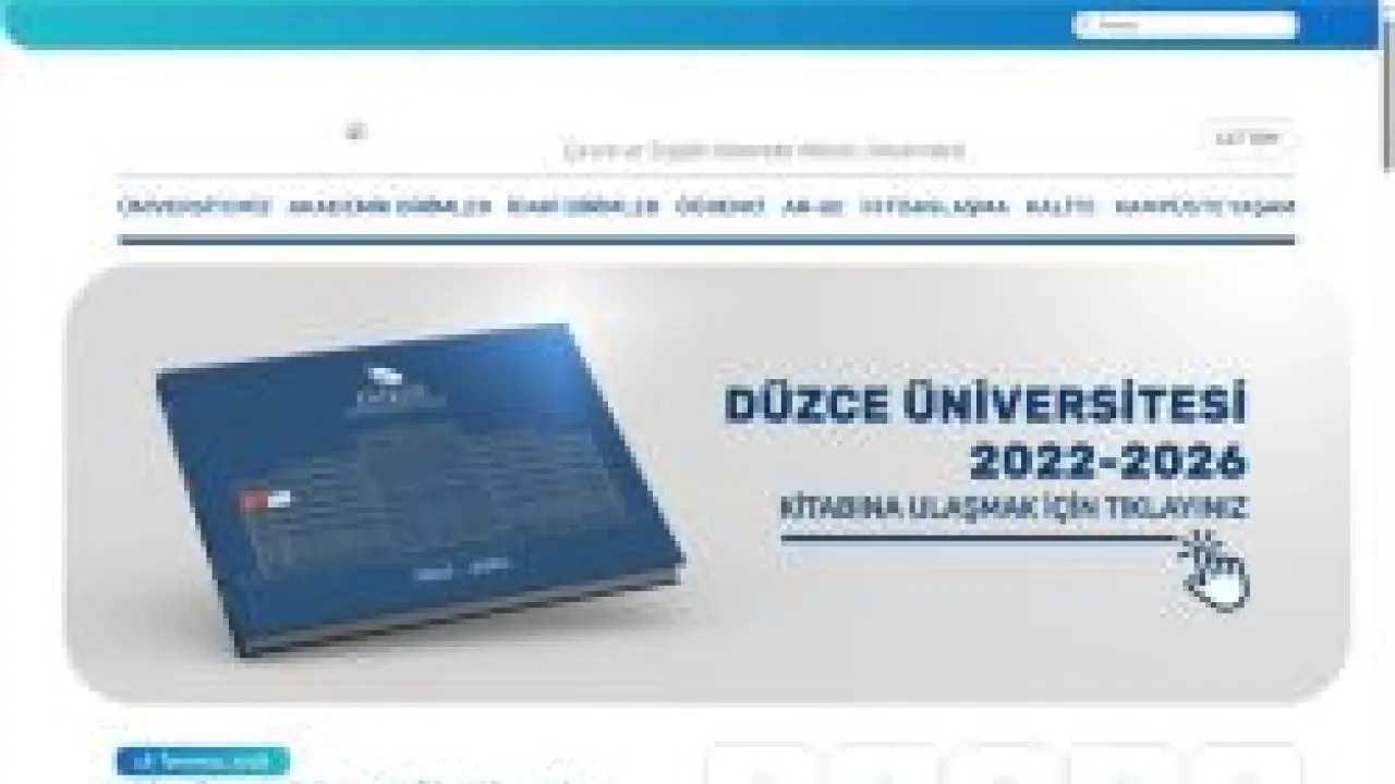 Düzce Üniversitesi | Anasayfa