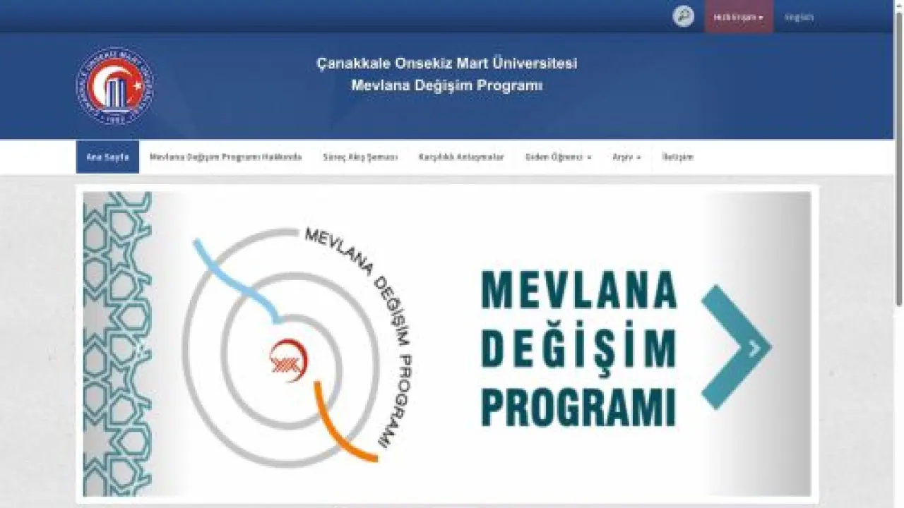Mevlana Değişim Programı - ÇOMÜ