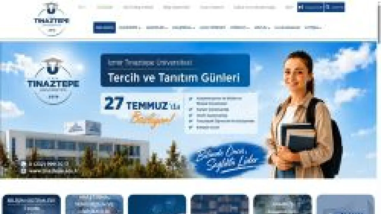 Anasayfa - İzmir Tınaztepe Üniversitesi - İZTÜ