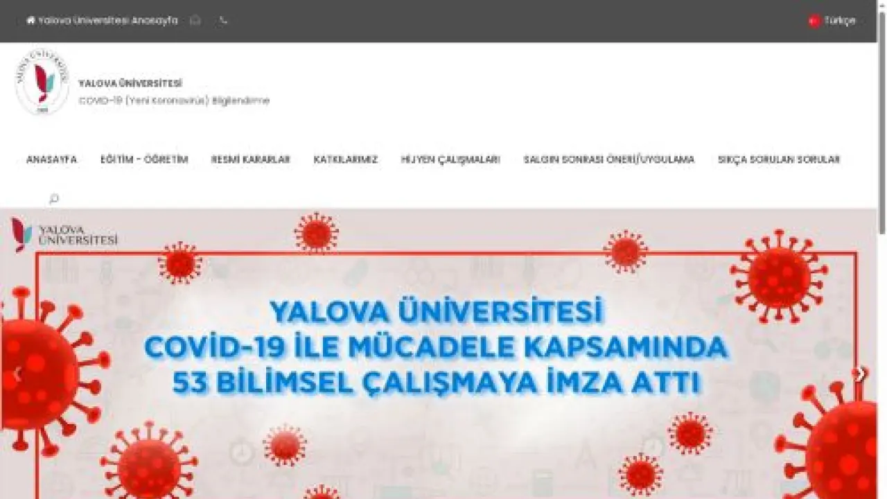 COVID-19 (Yeni Koronavirüs) Bilgilendirme