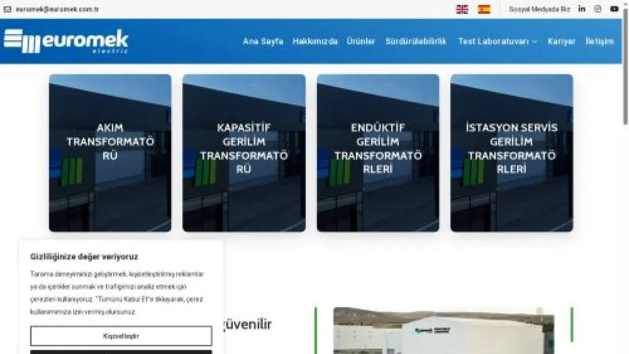 Euromek Ölçü Transformatörleri