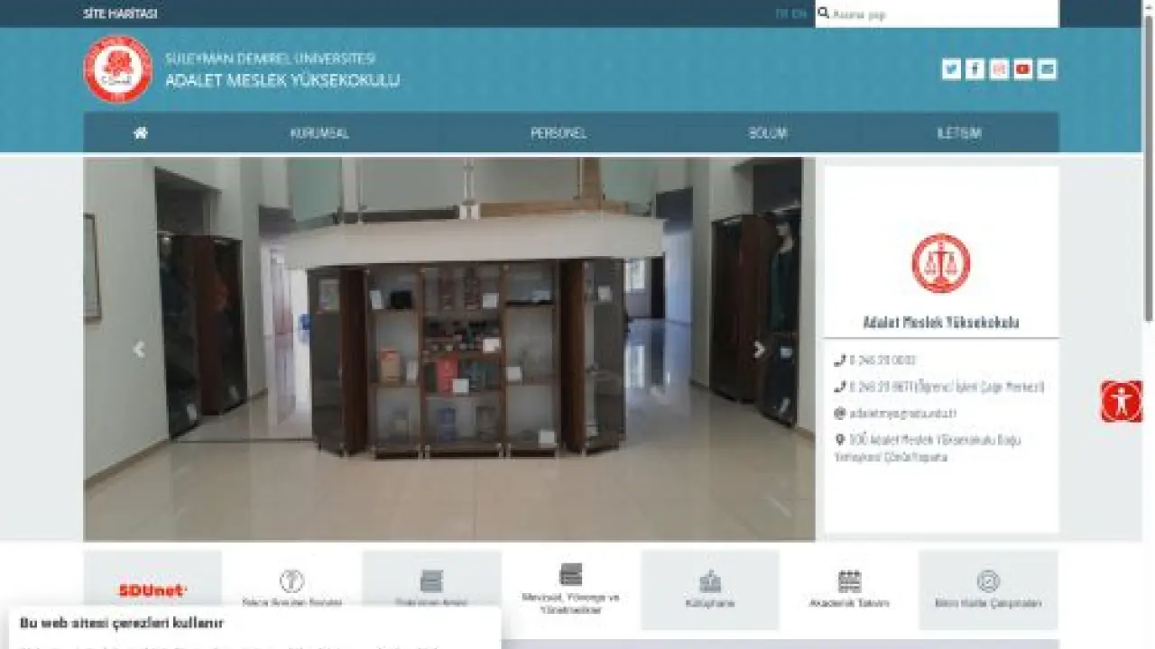 Süleyman Demirel Üniversitesi - Birim Kalite Çalışmaları - Adalet Meslek Yüksekokulu