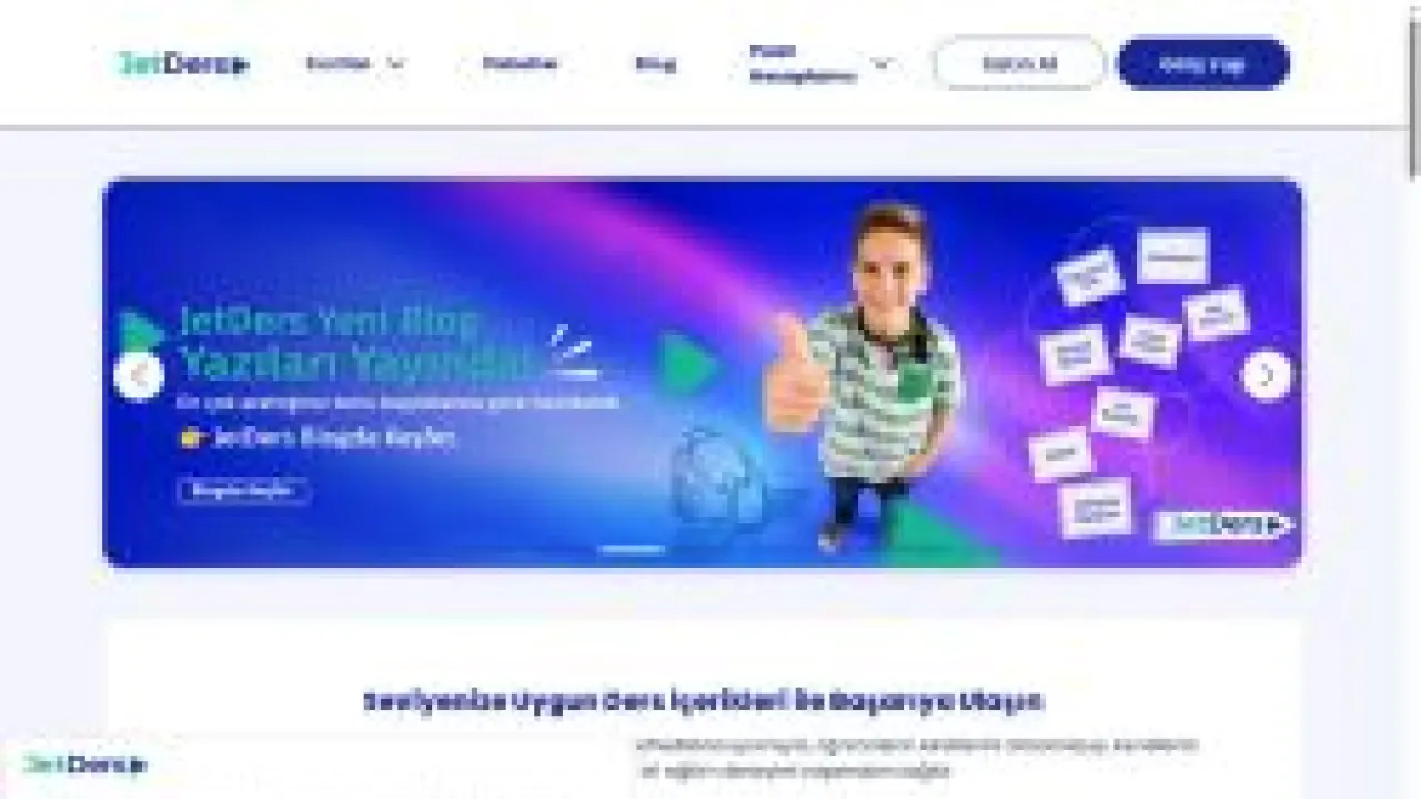 Öğrencinin İhtiyacı Olan Özel Ders | JetDers