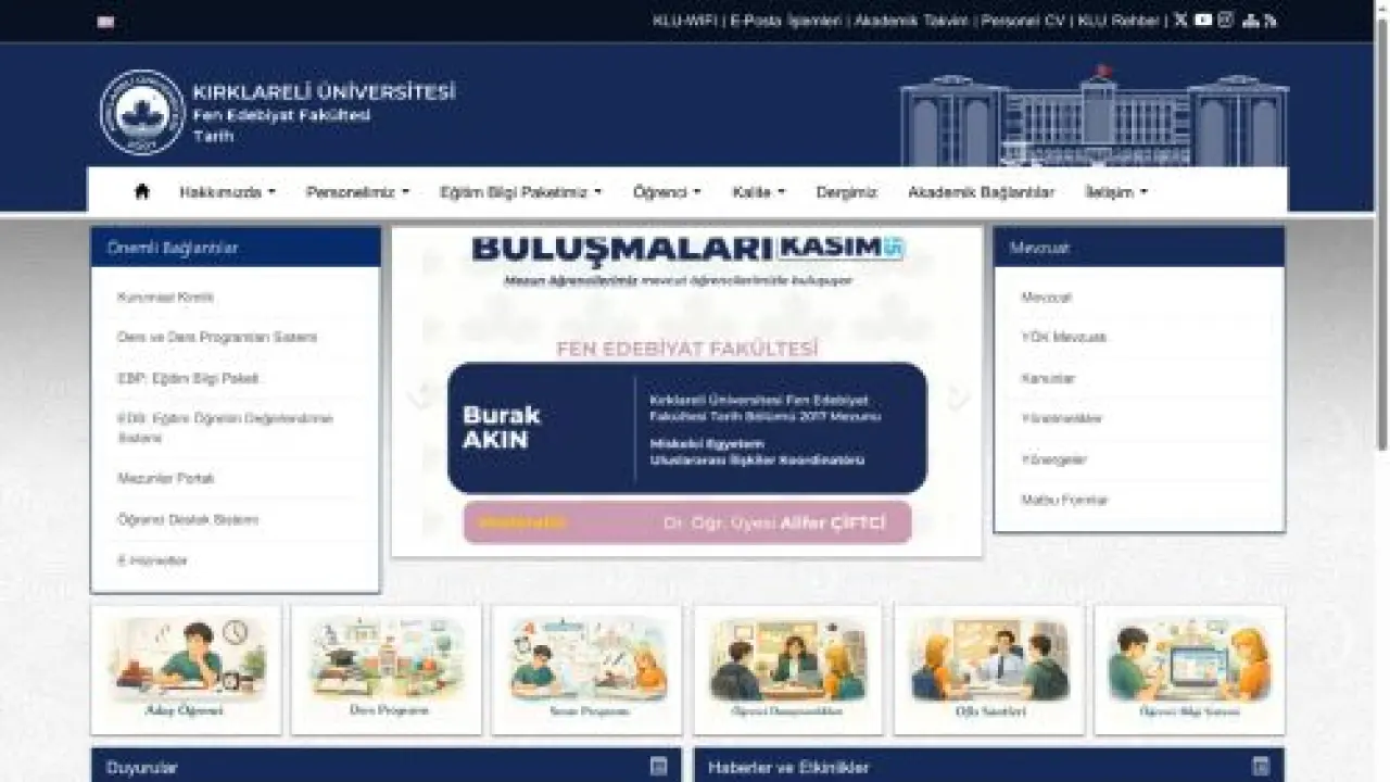 Tarih - KLU - Fen Edebiyat Fakültesi