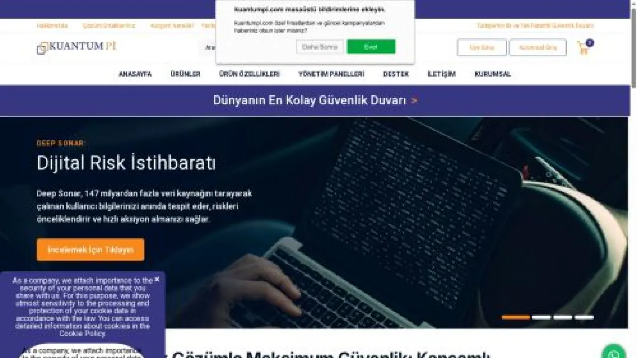 Kuantum Pi | Firewall Güvenlik Duvarı ve Uçtan Uca Güvenlik Çözümleri