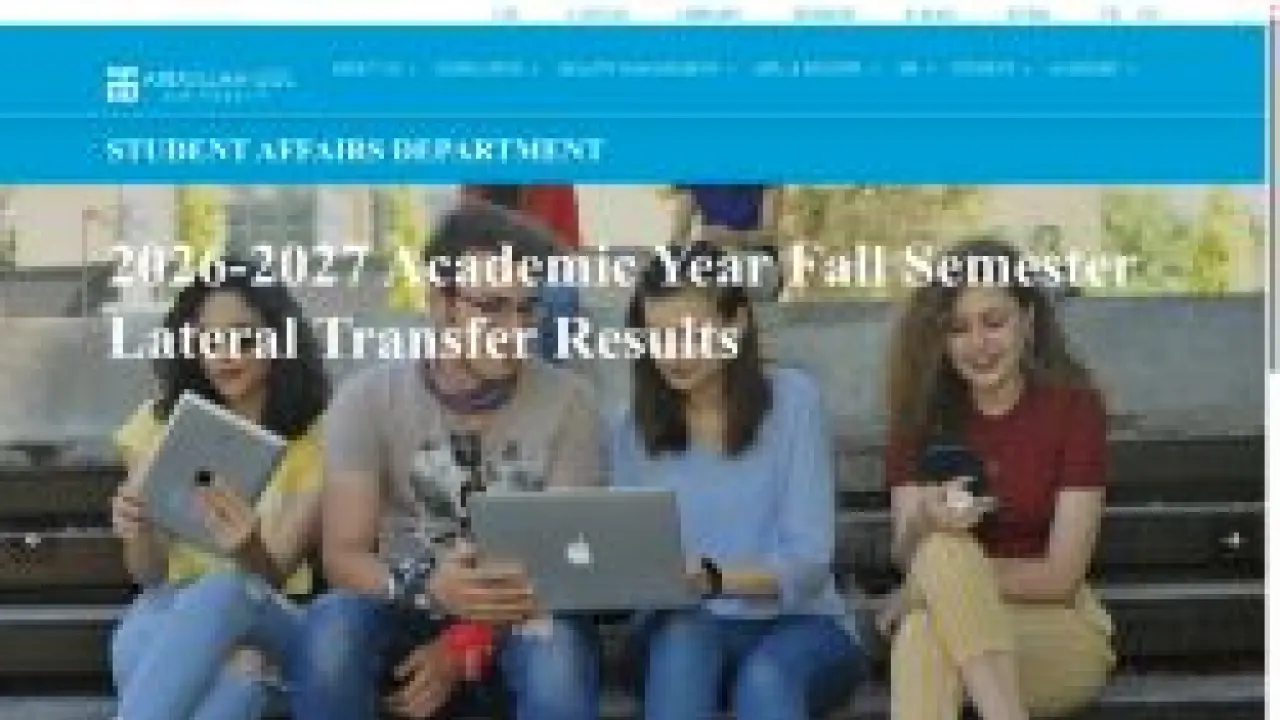 STUDENT AFFAIRS DEPARTMENT