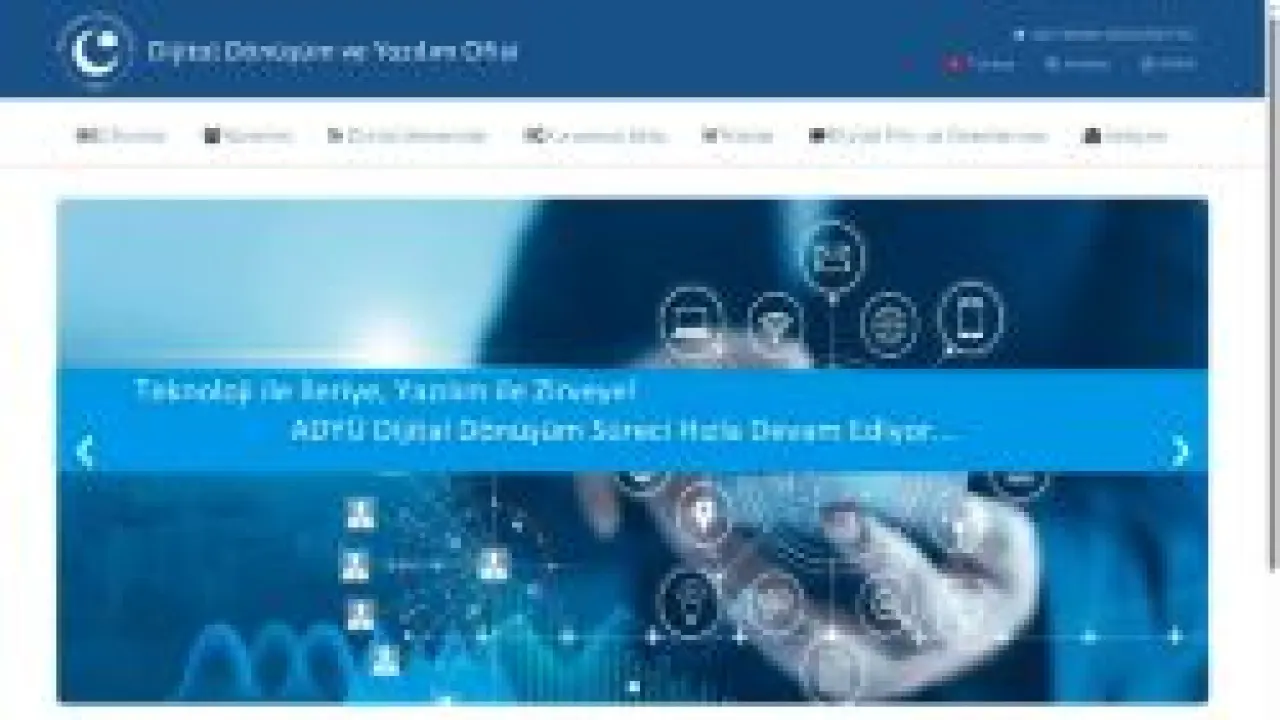 Dijital Dönüşüm ve Yazılım Ofisi | ADYÜ