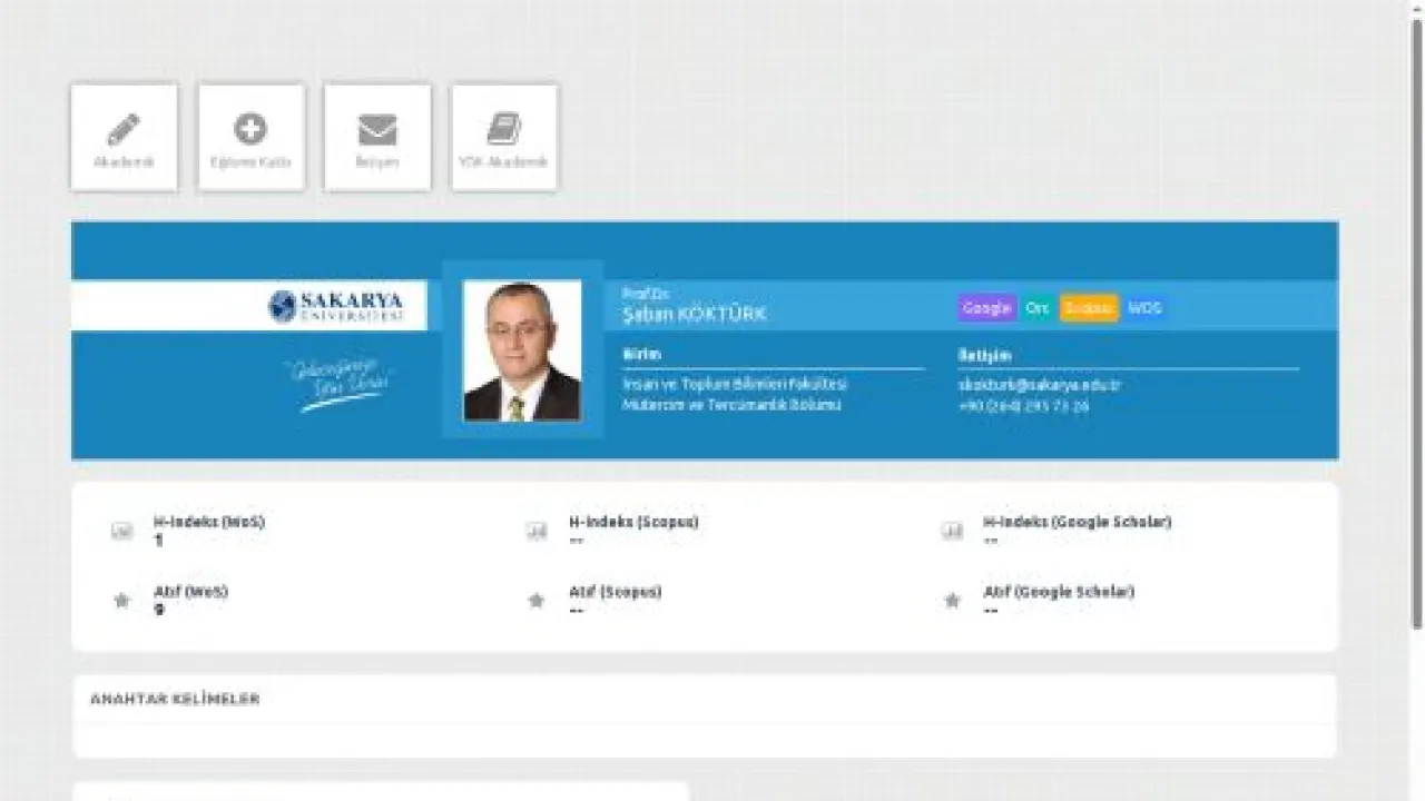 Prof.Dr. Şaban KÖKTÜRK