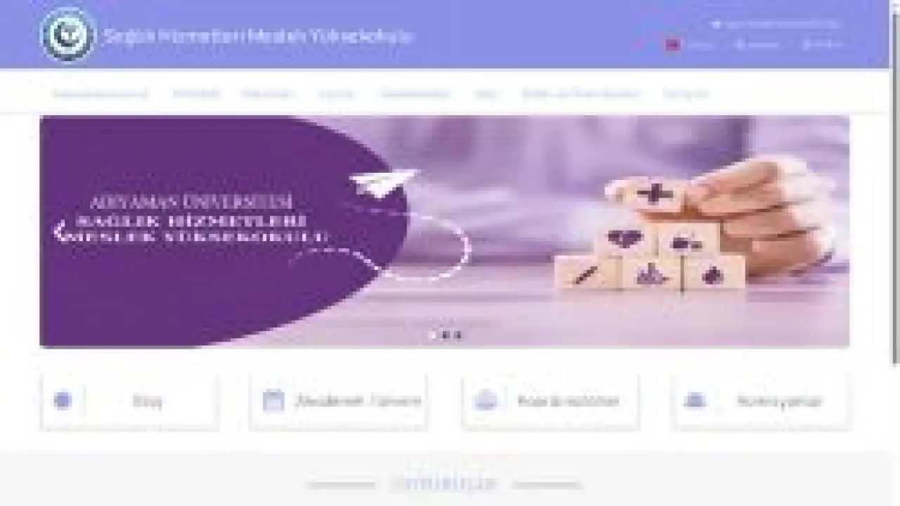 Sağlık Hizmetleri Meslek Yüksekokulu | ADYÜ